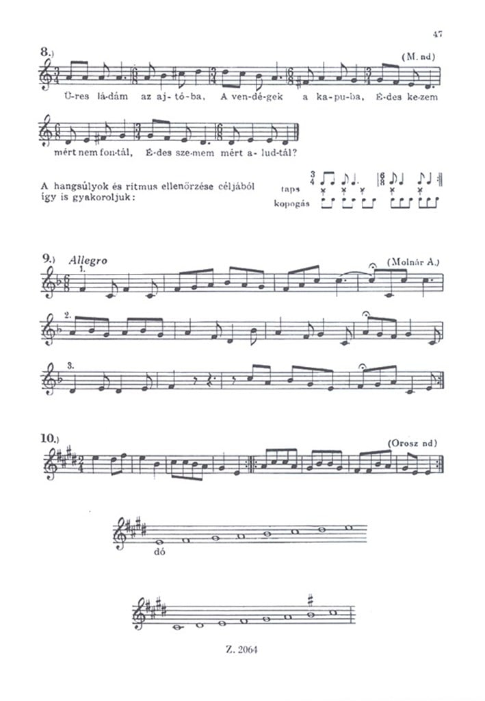 Methodik des musikalischen Schreibens und Lesens 3